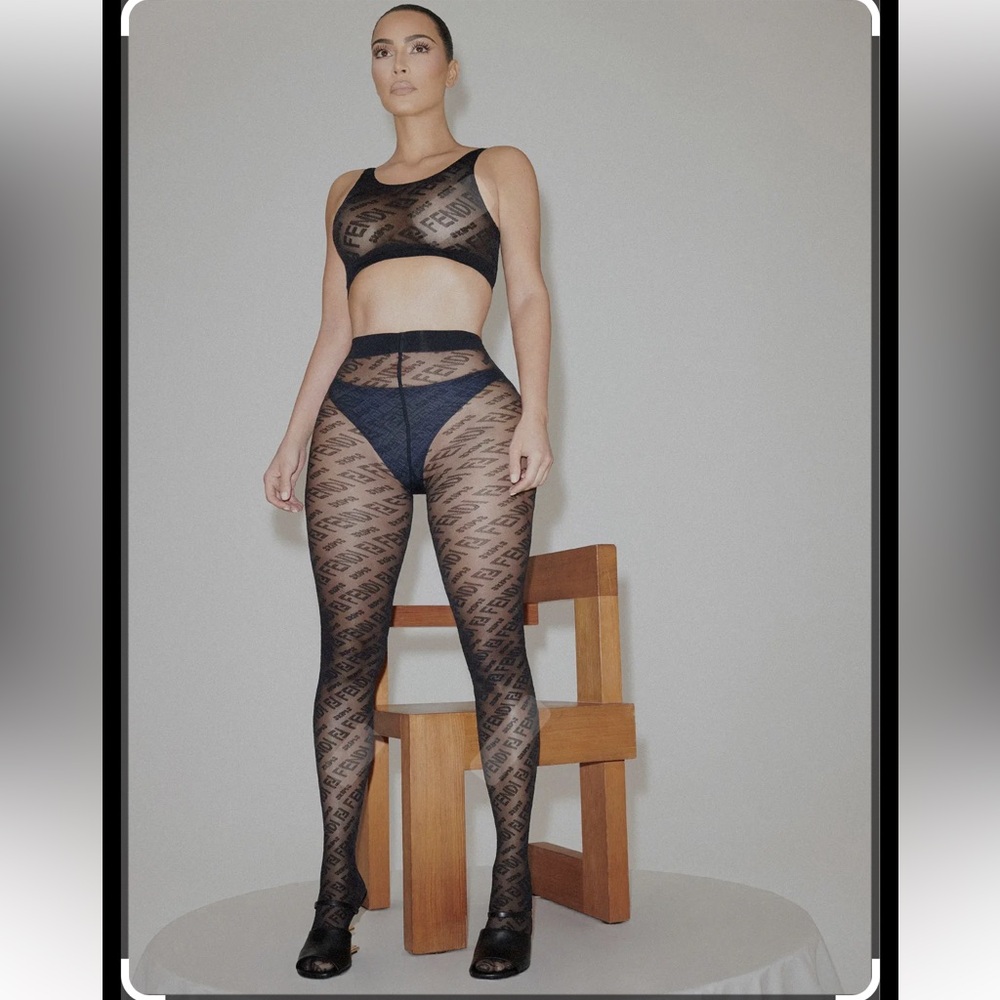 Fendi x skims bra size xsmall fendi x skims tights size xxs